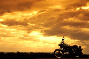 motorcycle-sunrise