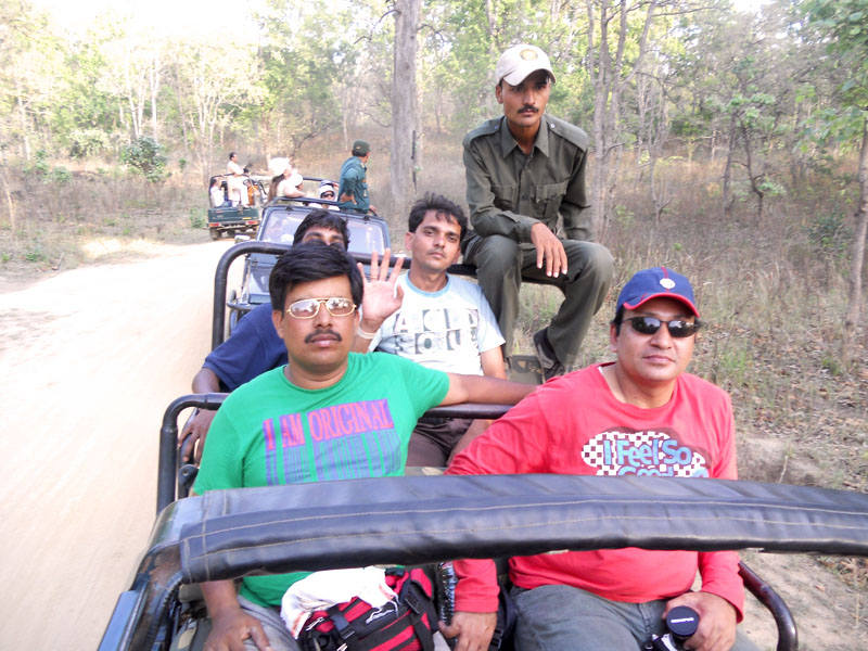 Party at Kanha by Nagpur Riders