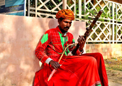 Musician in Gwalior Fort